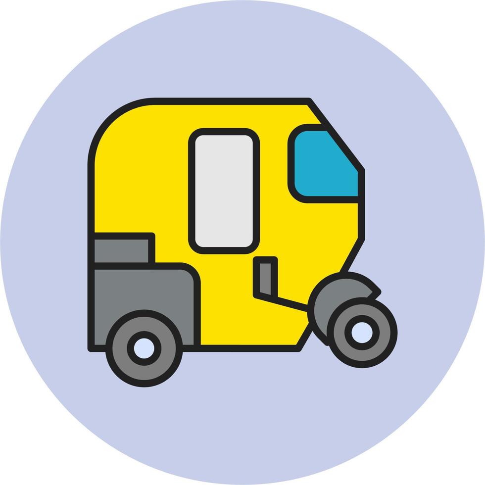 Tuk Tuk Vector Icon