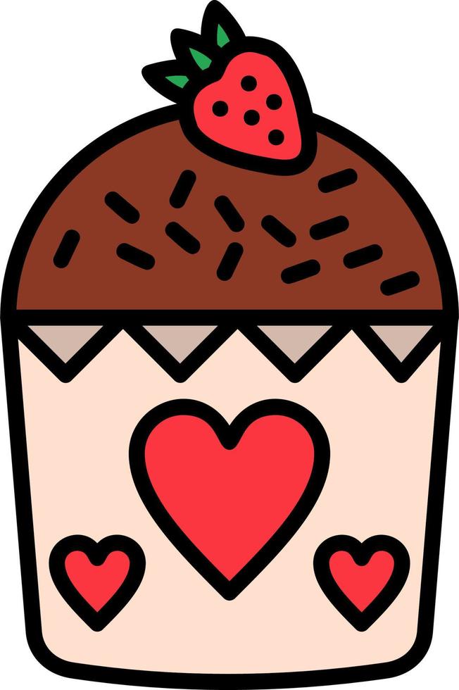 Muffin Vector Icon