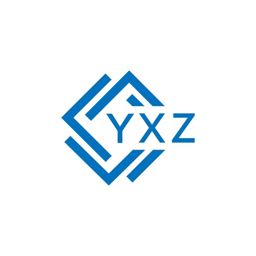 YXZ technology letter logo design on white background. YXZ creative initials technology letter logo concept. YXZ technology letter design. vector