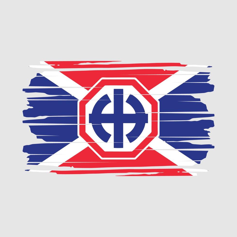 Soviet Flag Brush Vector