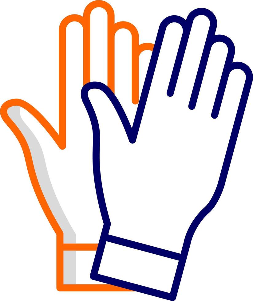 Saftey Gloves Vector Icon