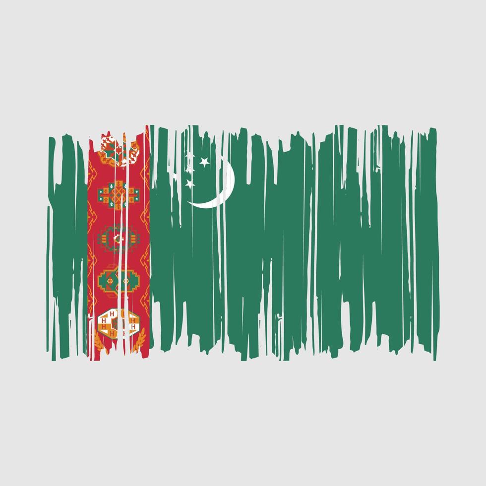 Zambia Flag Brush Vector Illustration