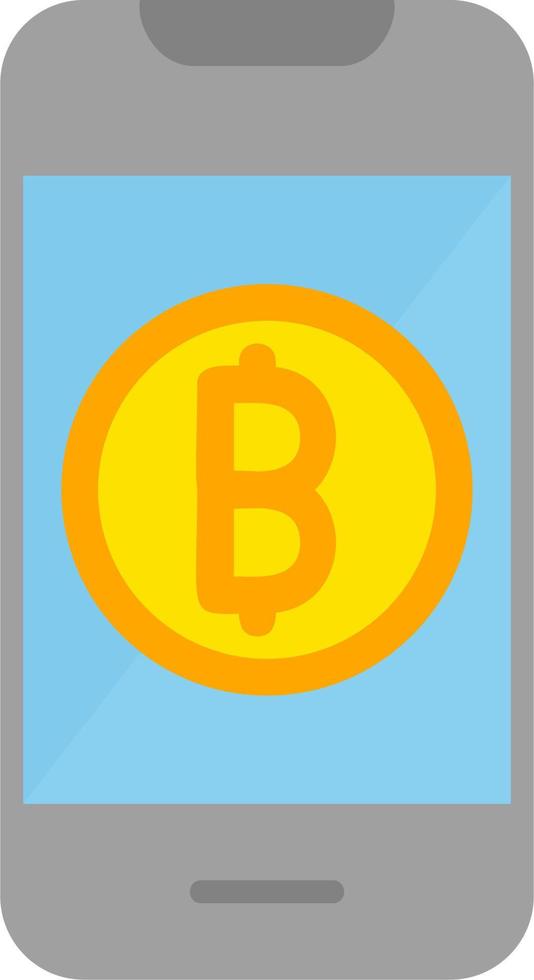 Online Bitcoin Payment Vector Icon