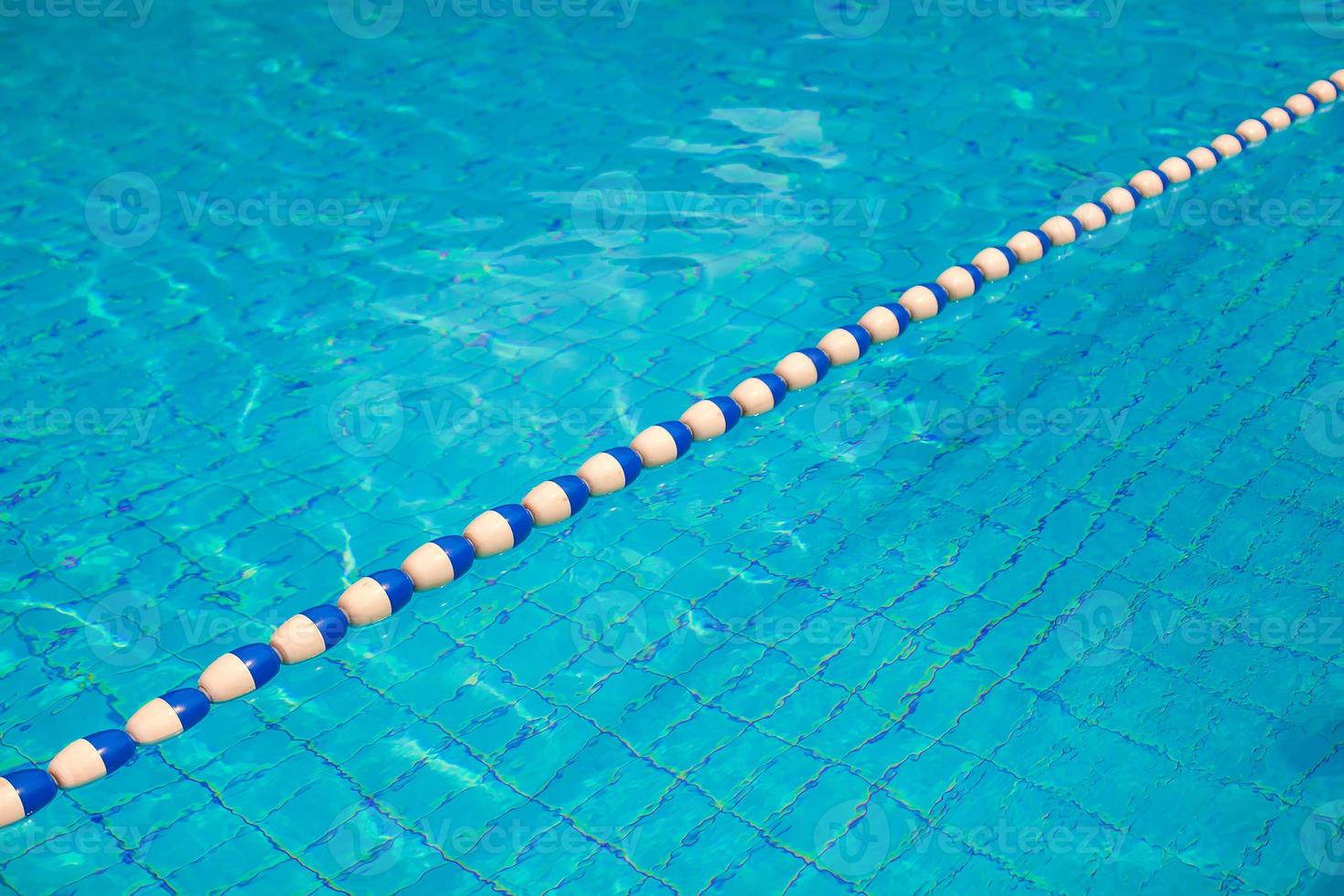 Pool rope floats close-up photo