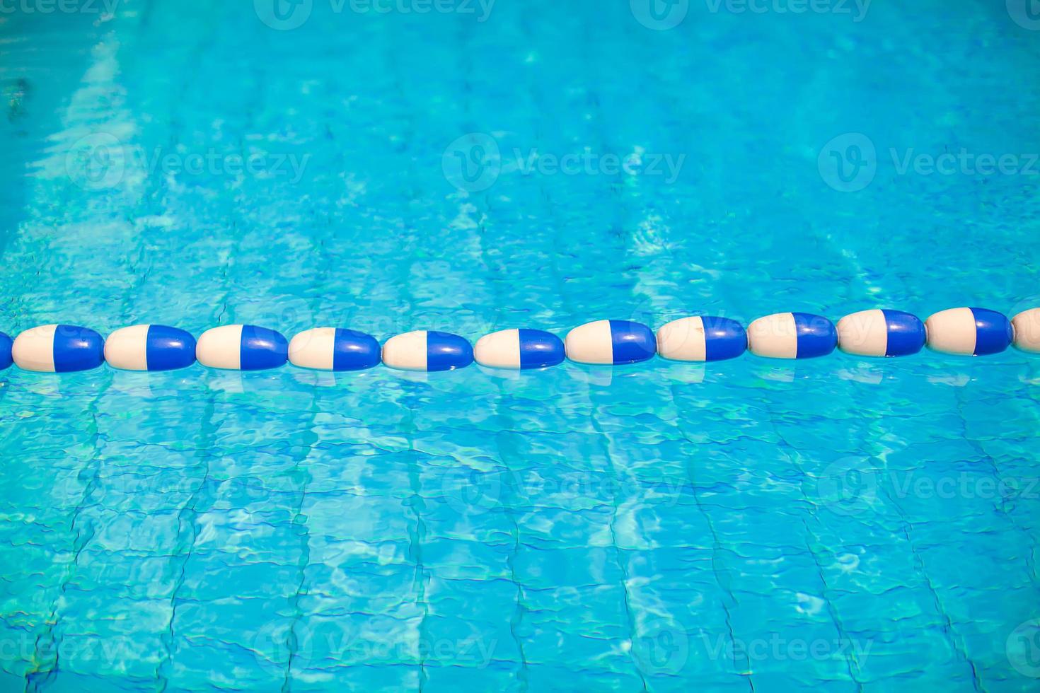 Pool rope floats close-up photo