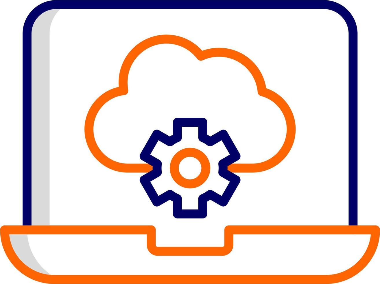Cloud Computing Vector Icon
