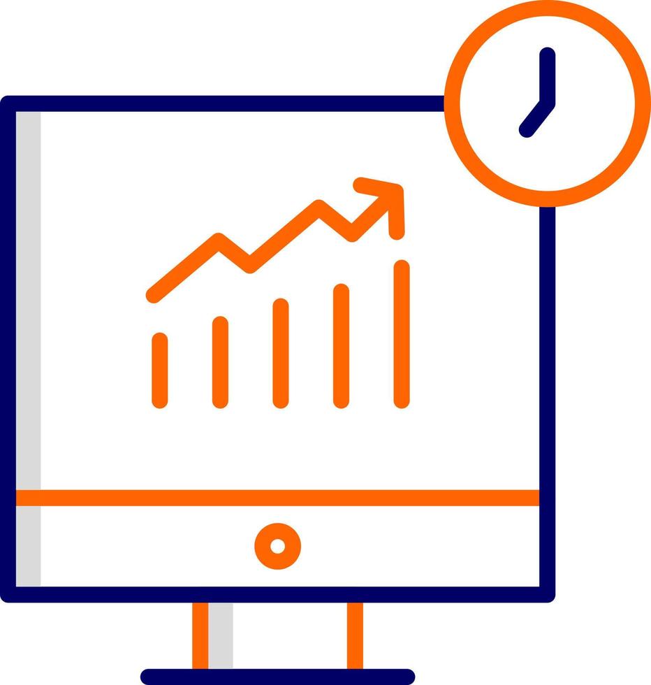 Stocks Analytics Vector Icon