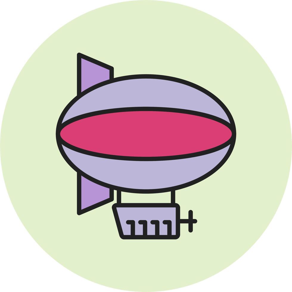 Blimp Vector Icon