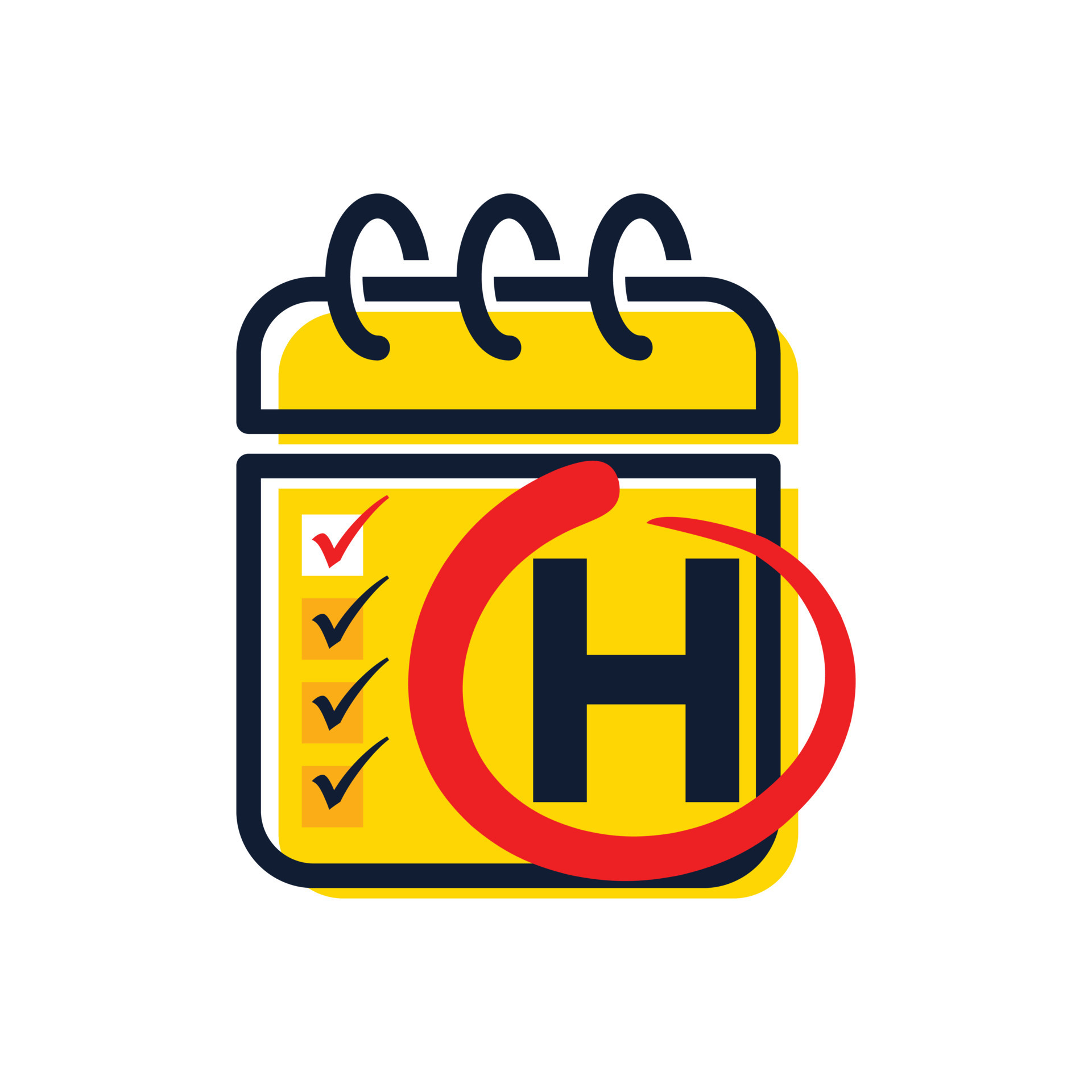 Initial H Calendar Logo 20472988 Vector Art at Vecteezy