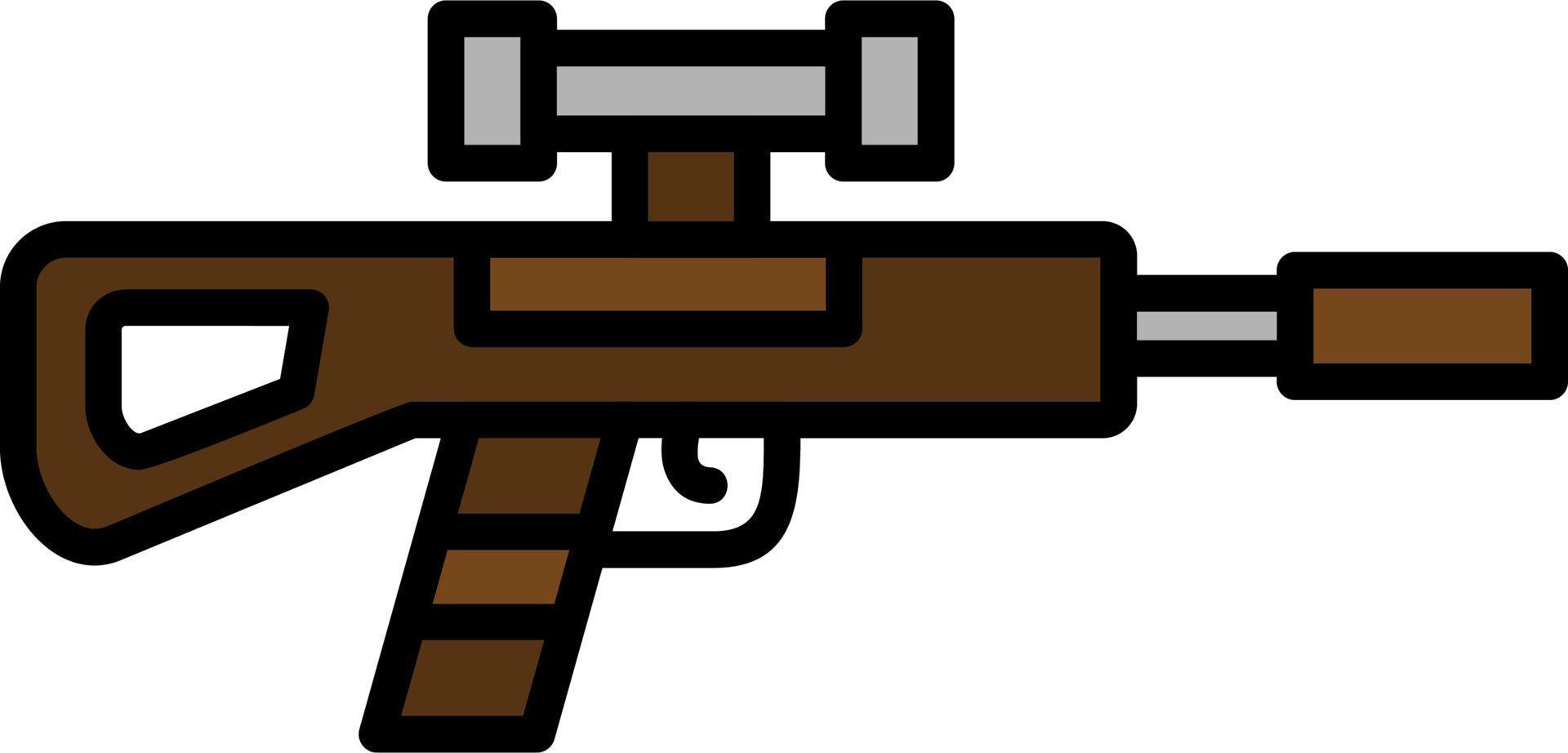 Sniper Rifle Vector Icon