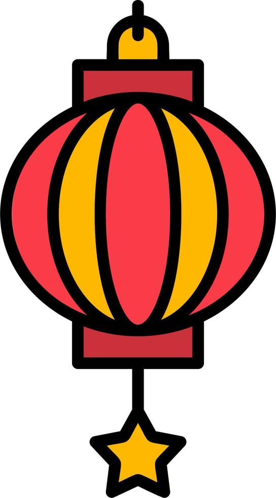 Chinese Lantern Vector Icon