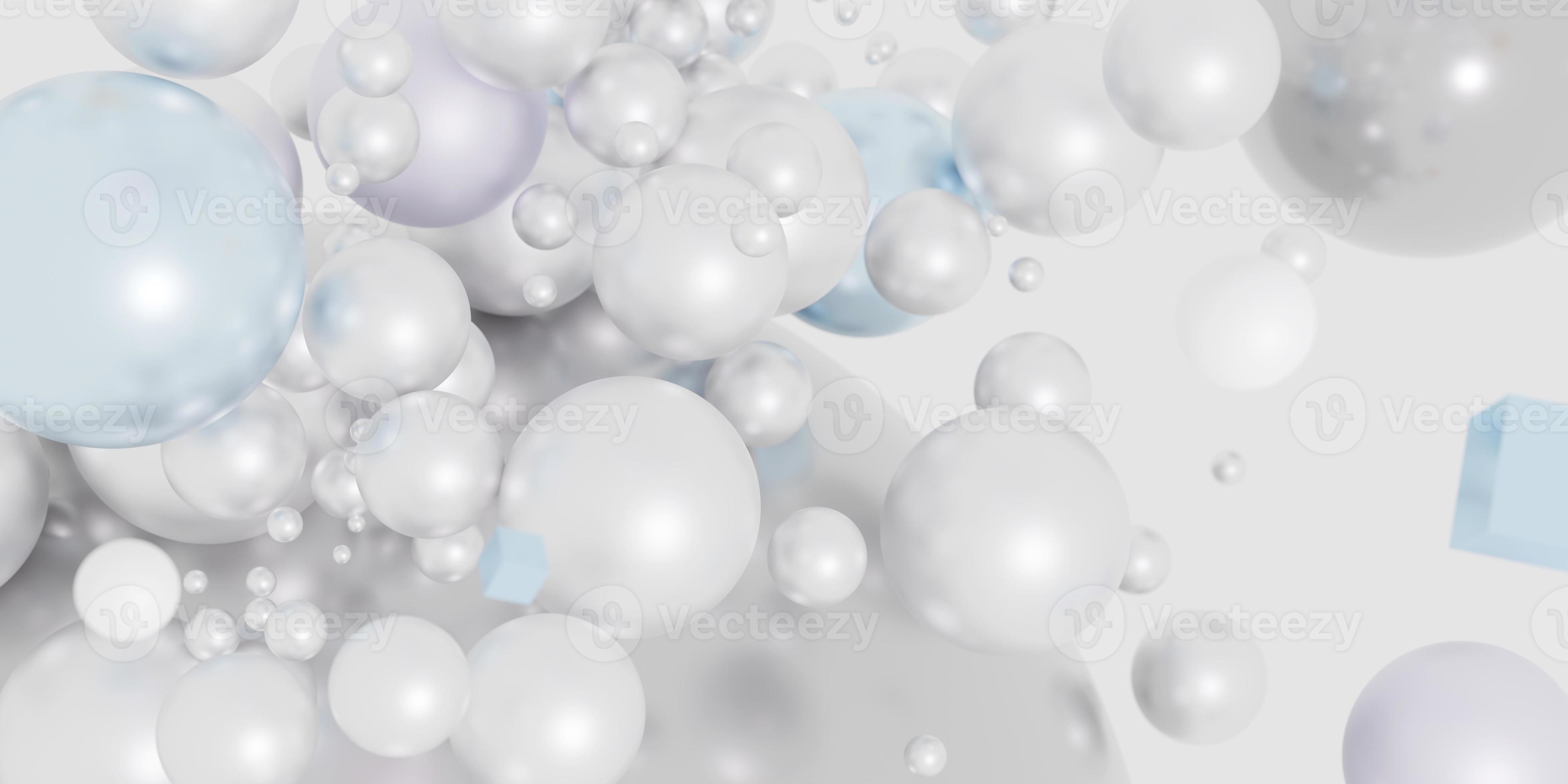 abstract ball background Glass balls and pearls 3D illustration 20473141 Stock Photo at Vecteezy