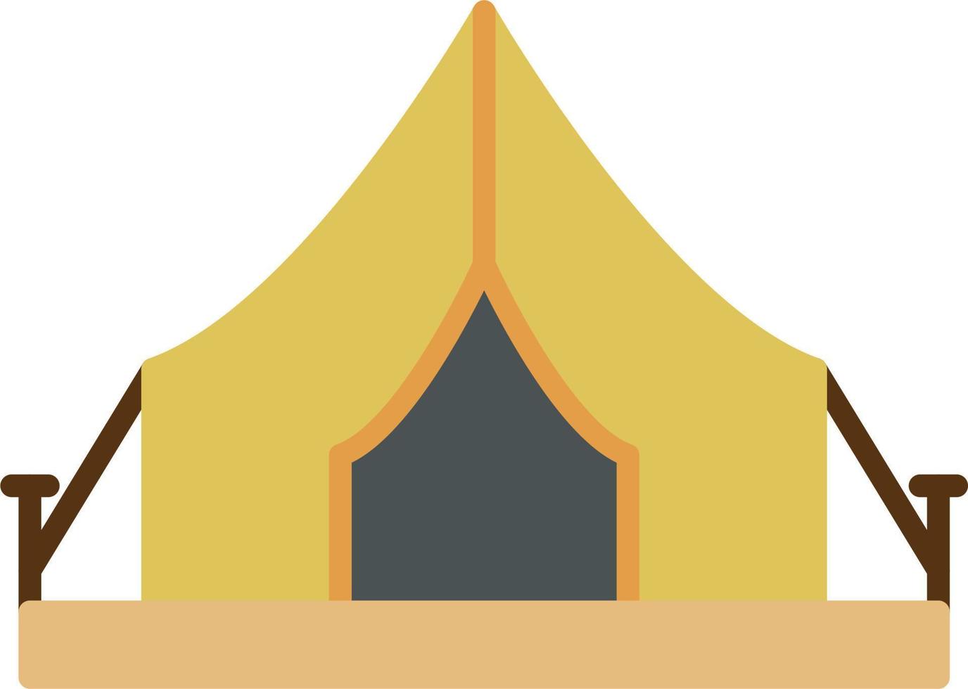 Camping Tent Vector Icon