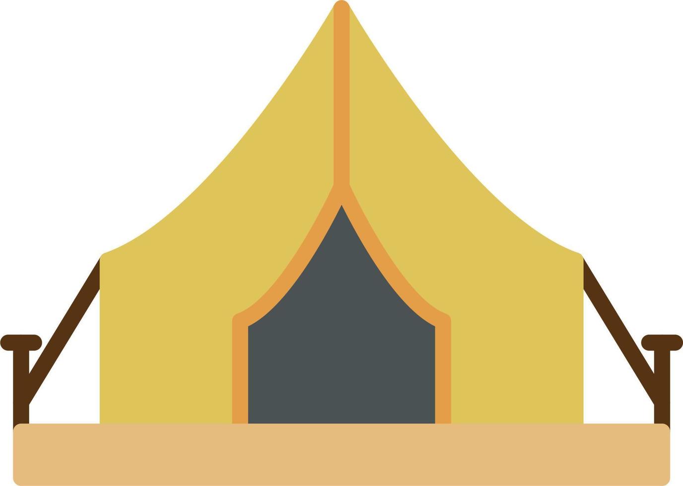 Camping Tent Vector Icon