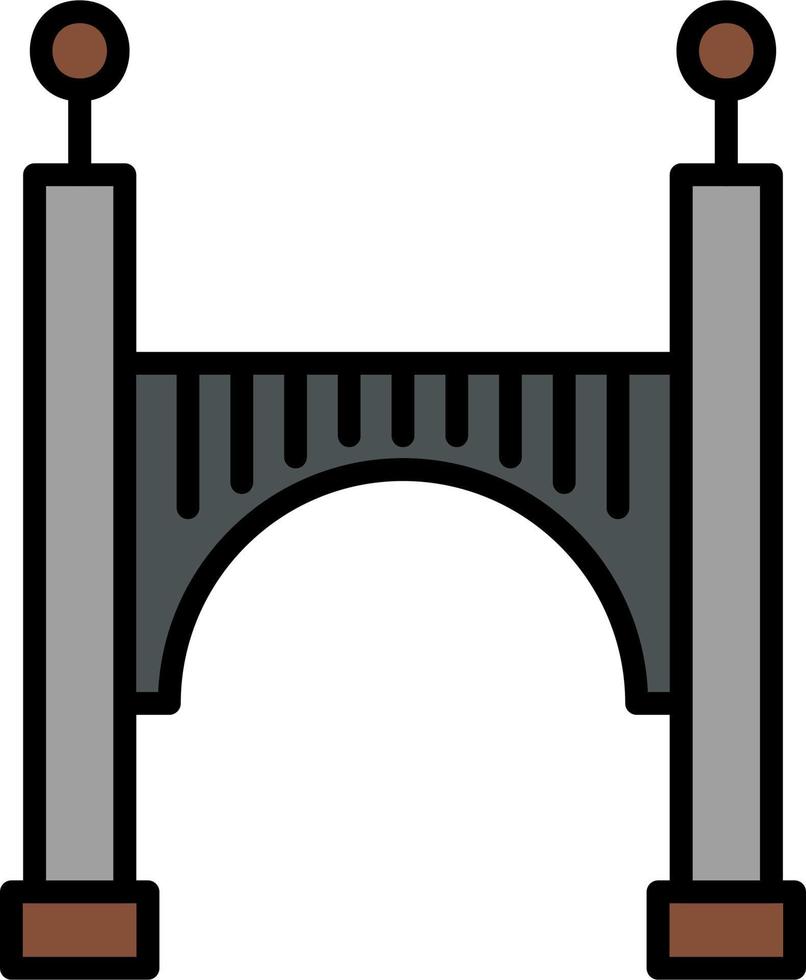 icono de vector de puente