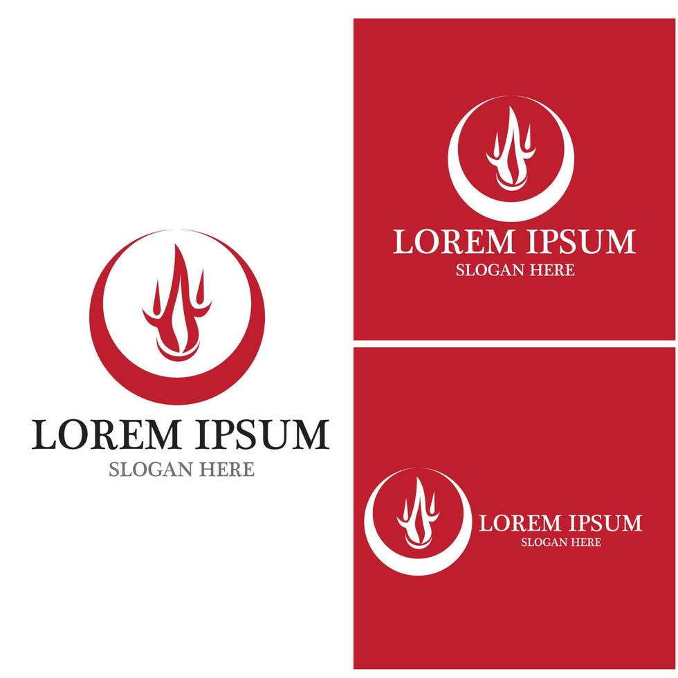 Fire flame icon and symbol vector illustration