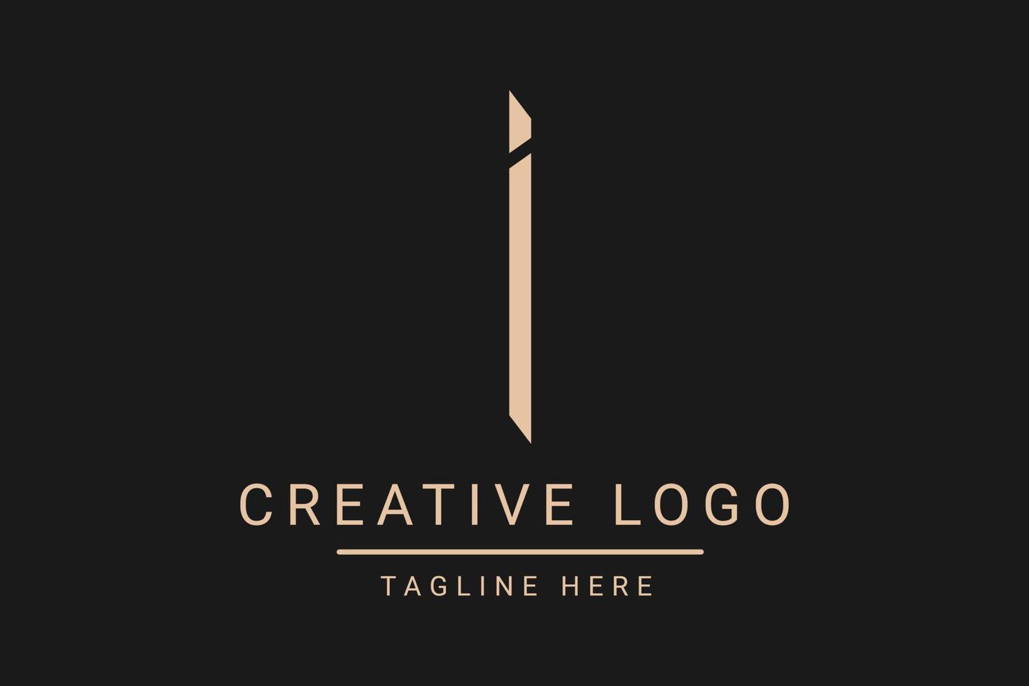 moderno creativo letra yo vector logo diseño. minimalista plano línea logo diseño modelo. monograma logo diseño.