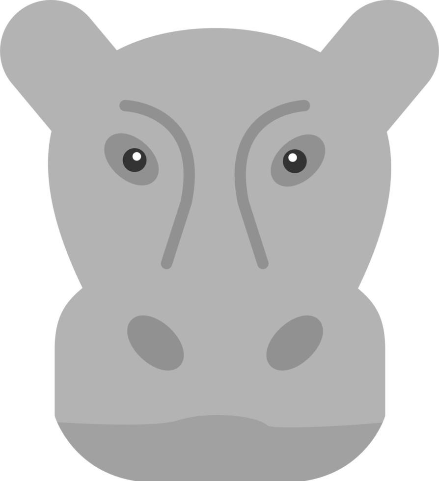 Hippopotamus Vector Icon