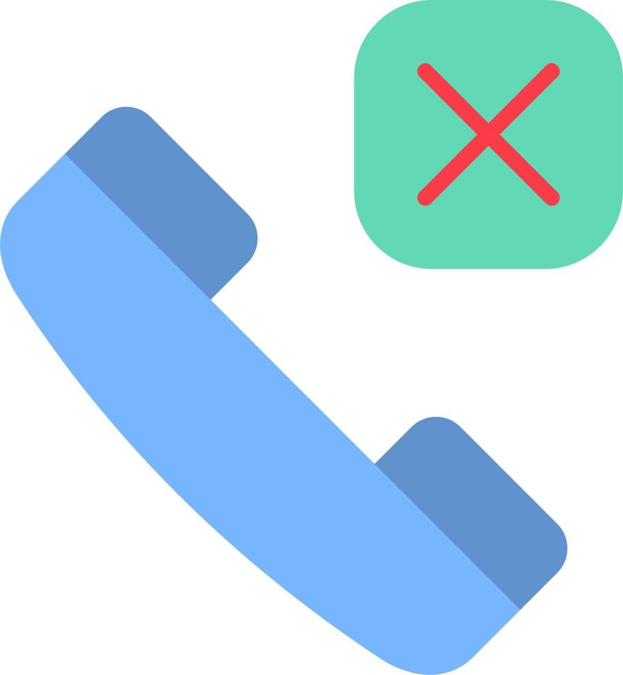 Call Rejected Vector Icon