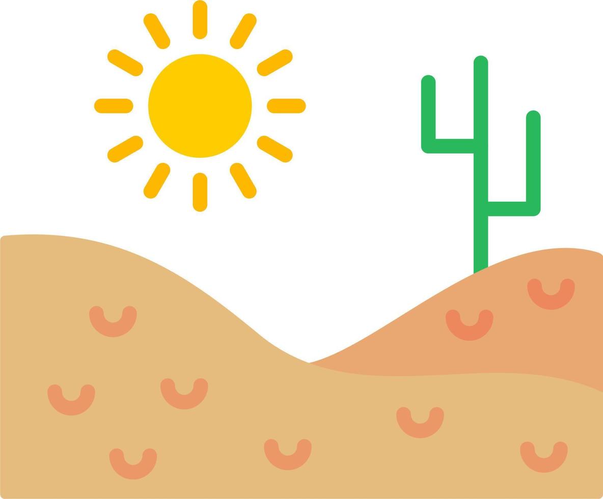 icono de vector de desierto