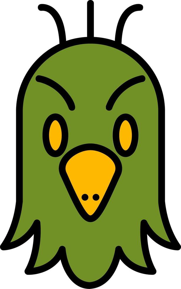 icono de vector de loro