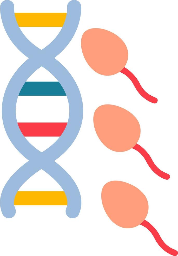 esperma vector icono