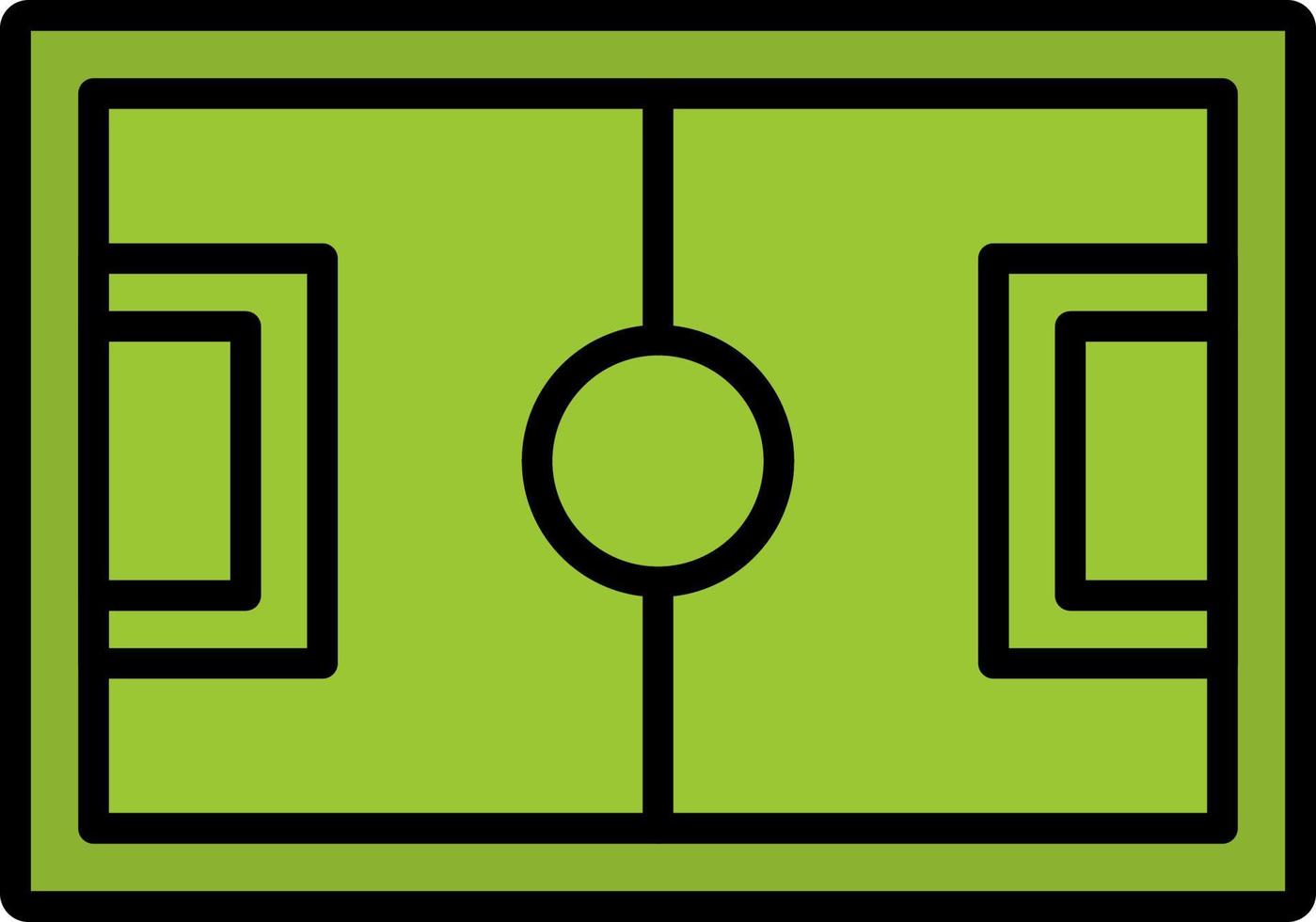 Football Ground Vector Icon