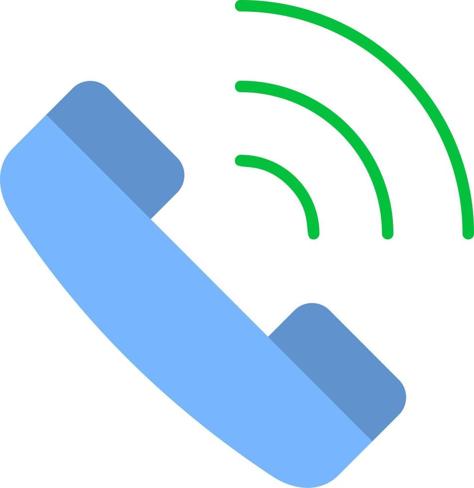 icono de vector de llamada telefónica