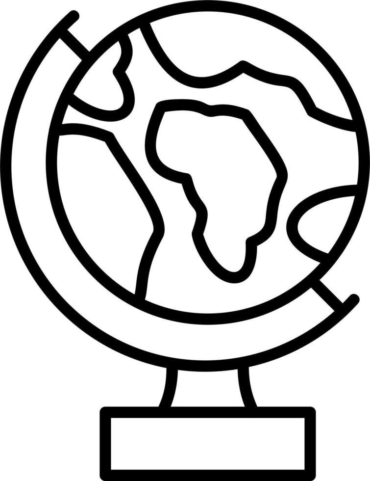 Earth Globe Vector Icon