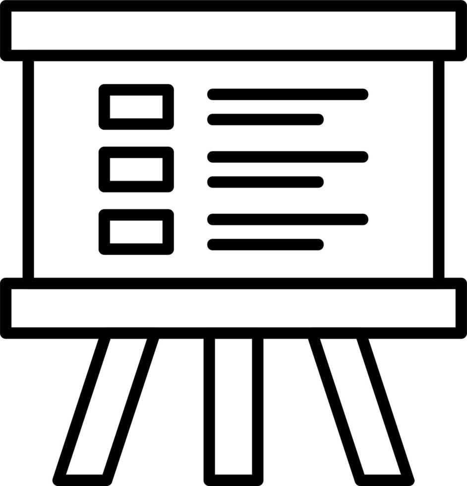 University Presentation Vector Icon