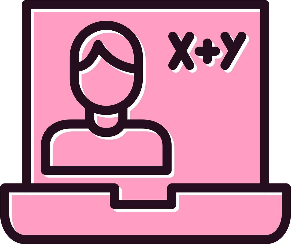 Online Class Vector Icon