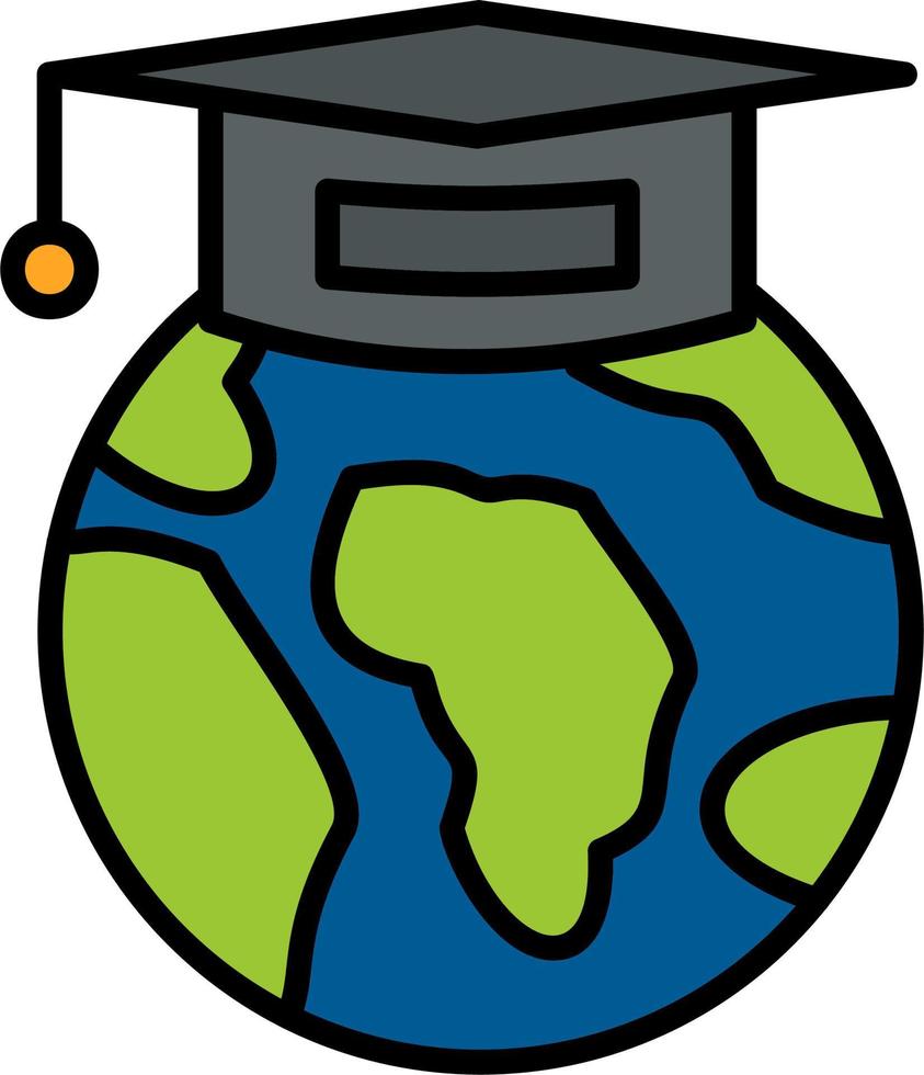 Global Education Vector Icon