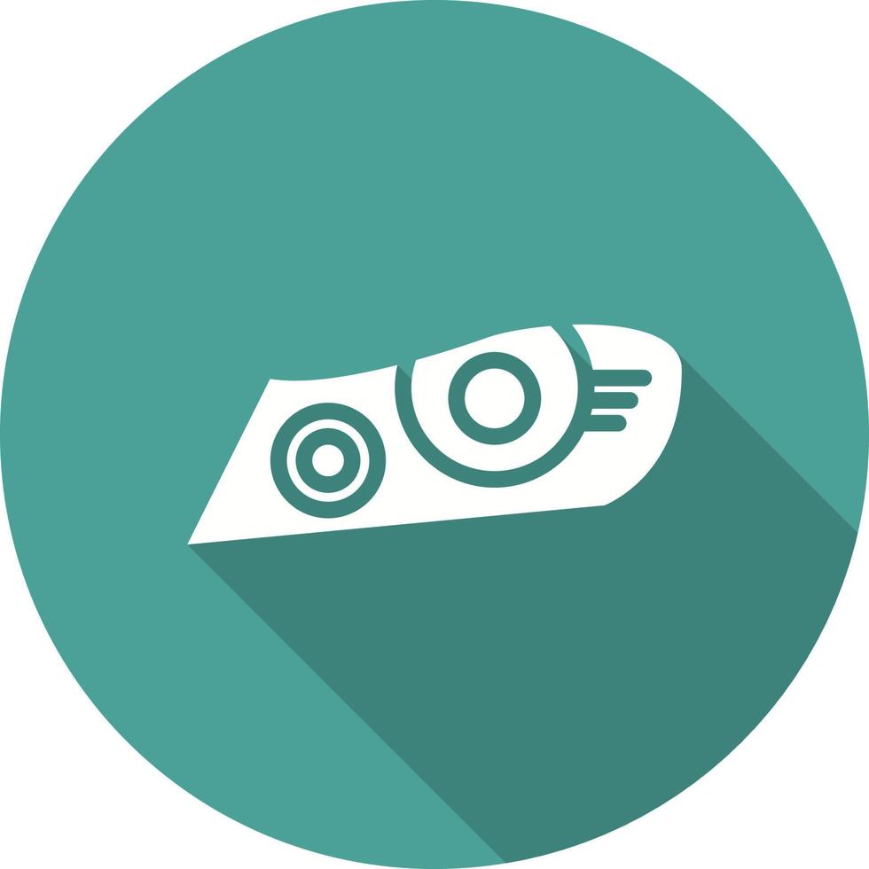 Headlight Vector Icon