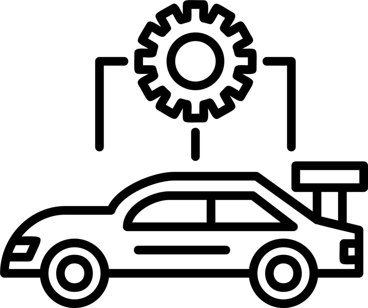 Car Configuration Vector Icon
