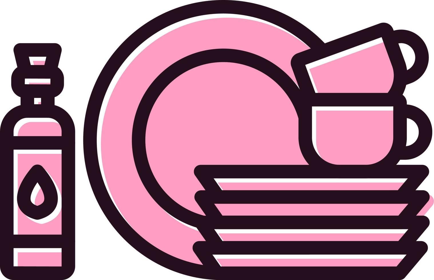 Dishes Vector Icon