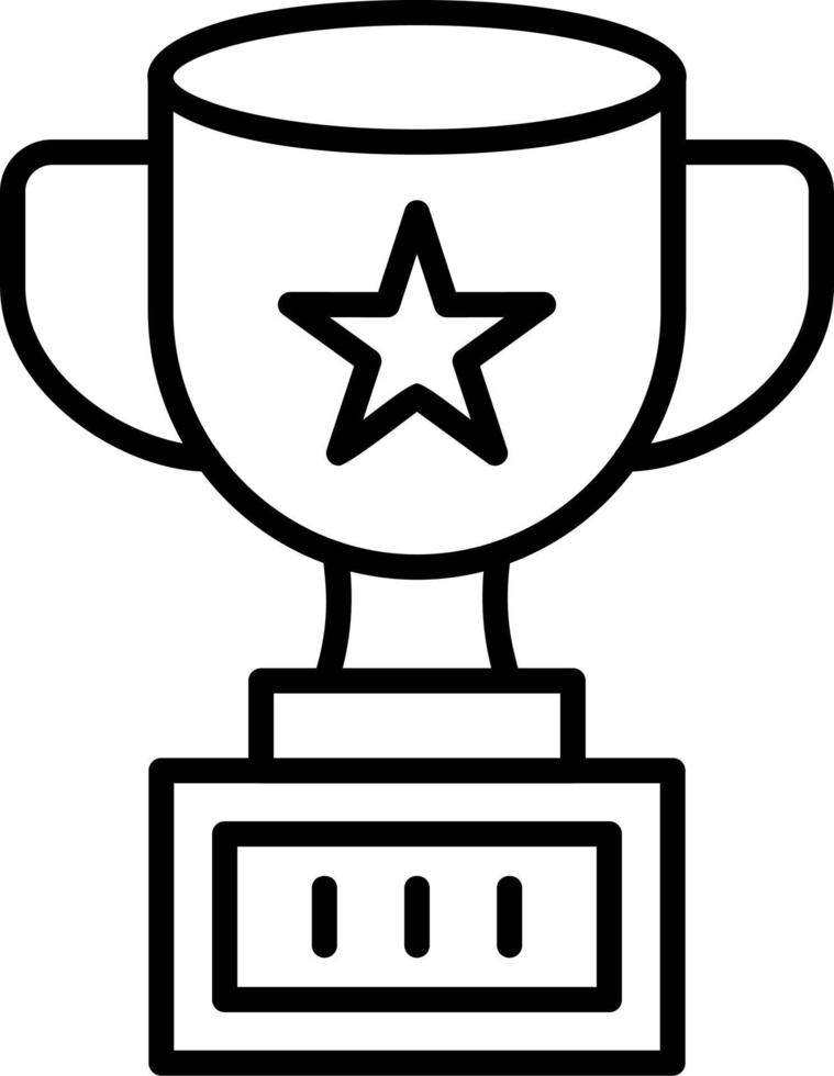 Trophy Cup Vector Icon