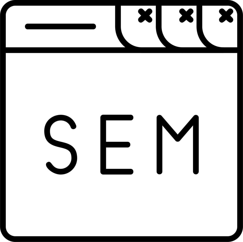 Browser Vector Icon