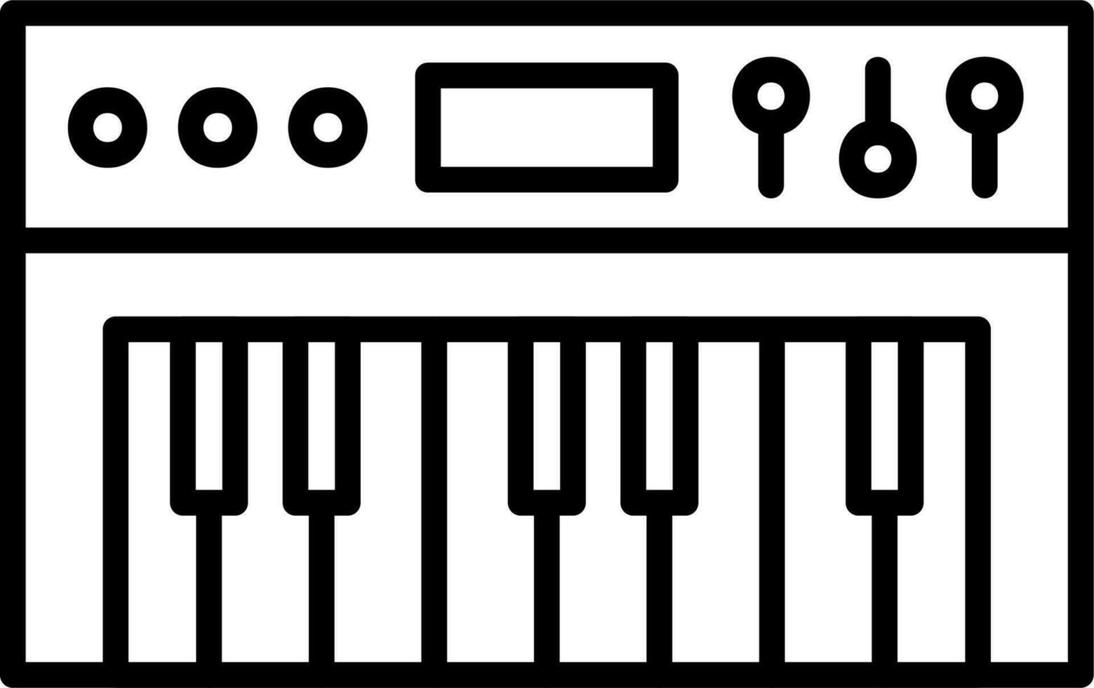 Synthesizer Vector Icon
