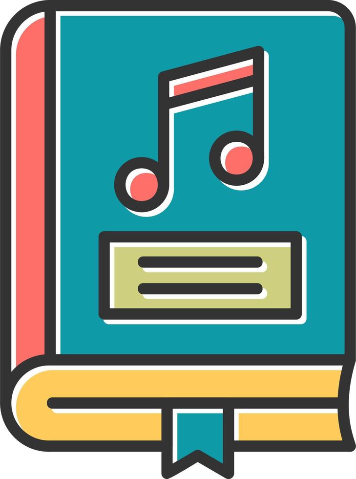 Music Book Vector Icon