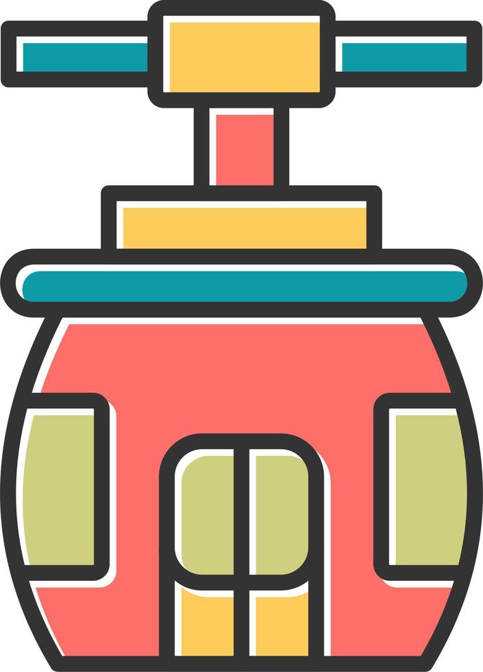 Cableway Vector Icon