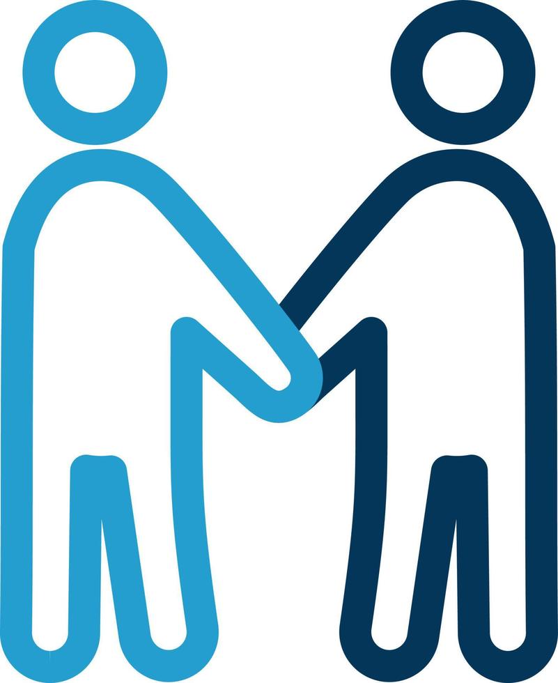 Friends Standing Vector Icon Design
