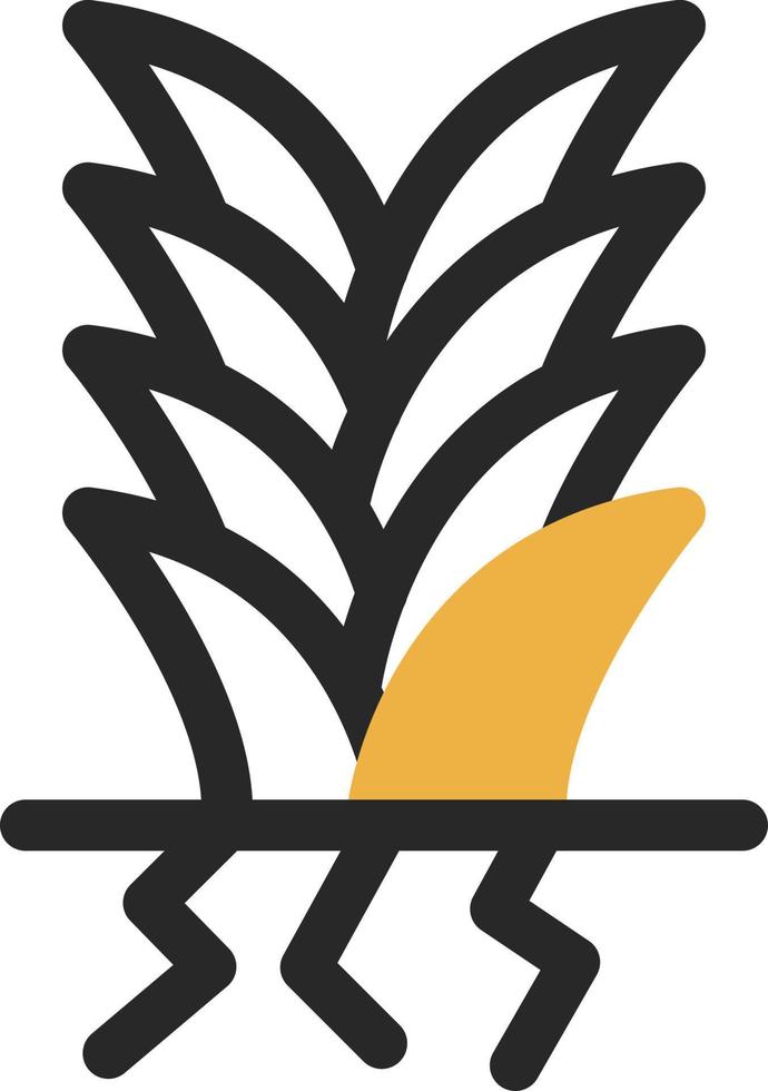 diseño de icono de vector de yuca