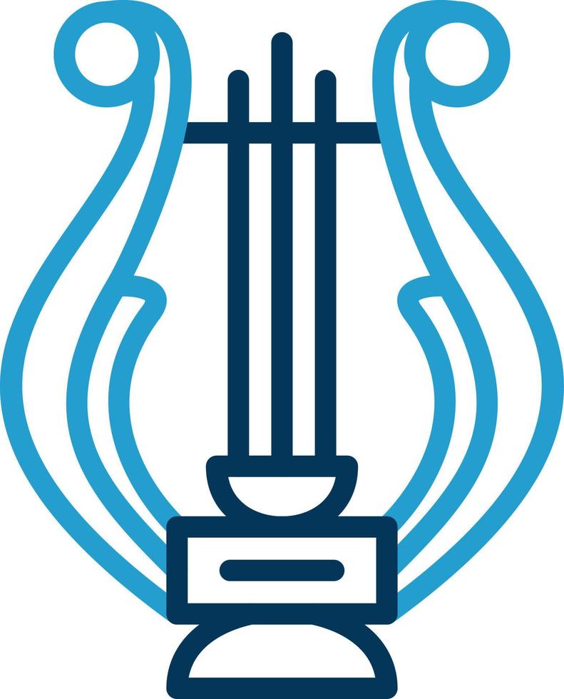 Lyre Vector Icon Design