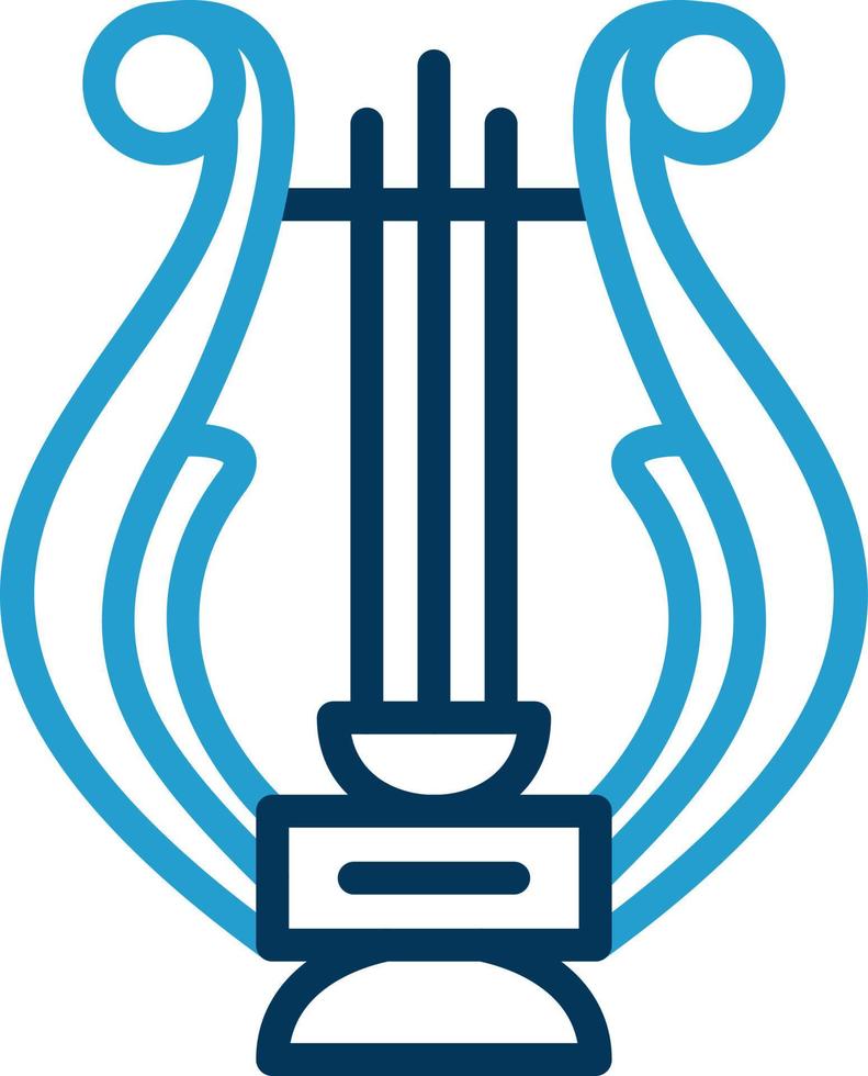 Lyre Vector Icon Design