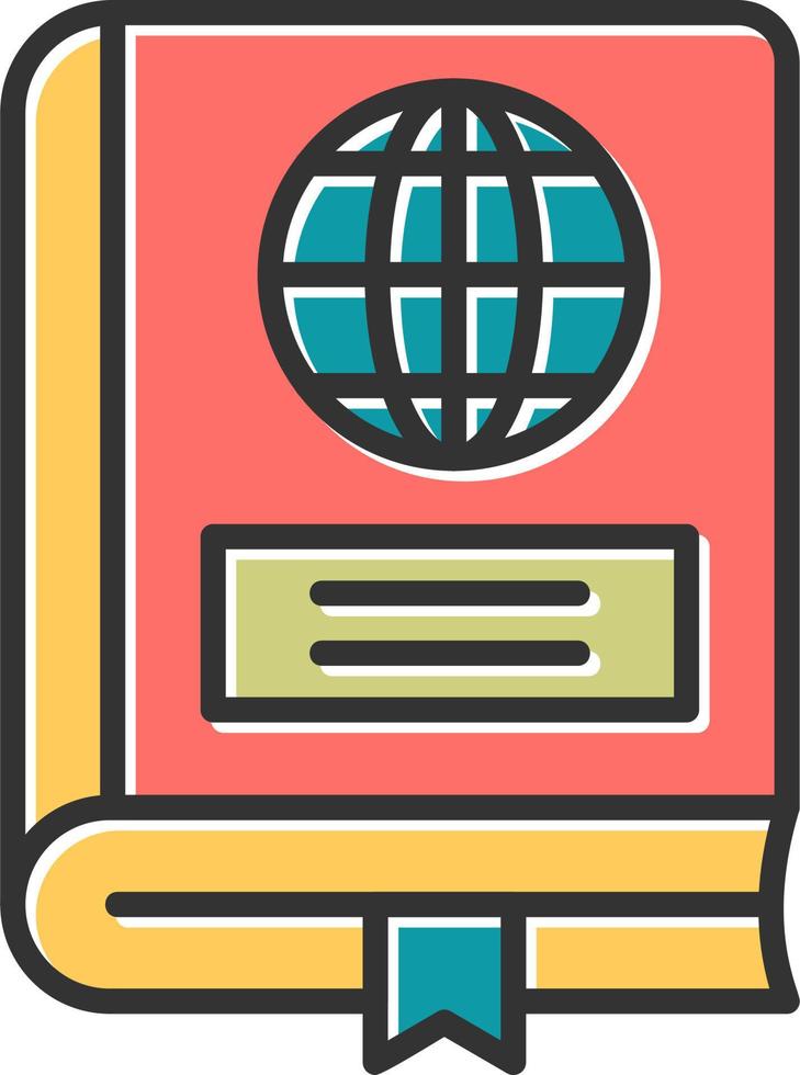 Geography Book Vector Icon