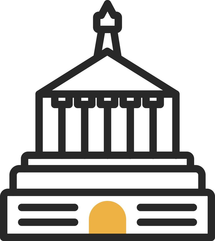 Halicarnassus Mausoleum Vector Icon Design