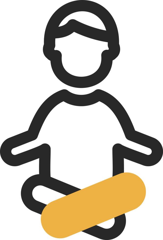 Yoga Vector Icon Design