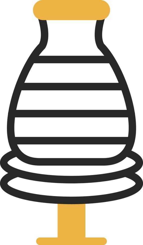 Potter Wheel Vector Icon Design