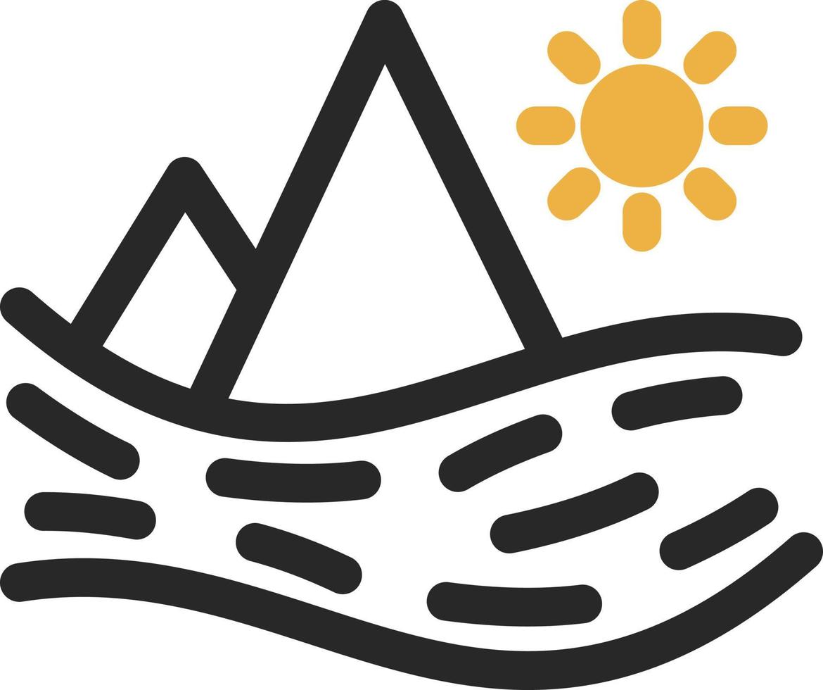 Lake Vector Icon Design