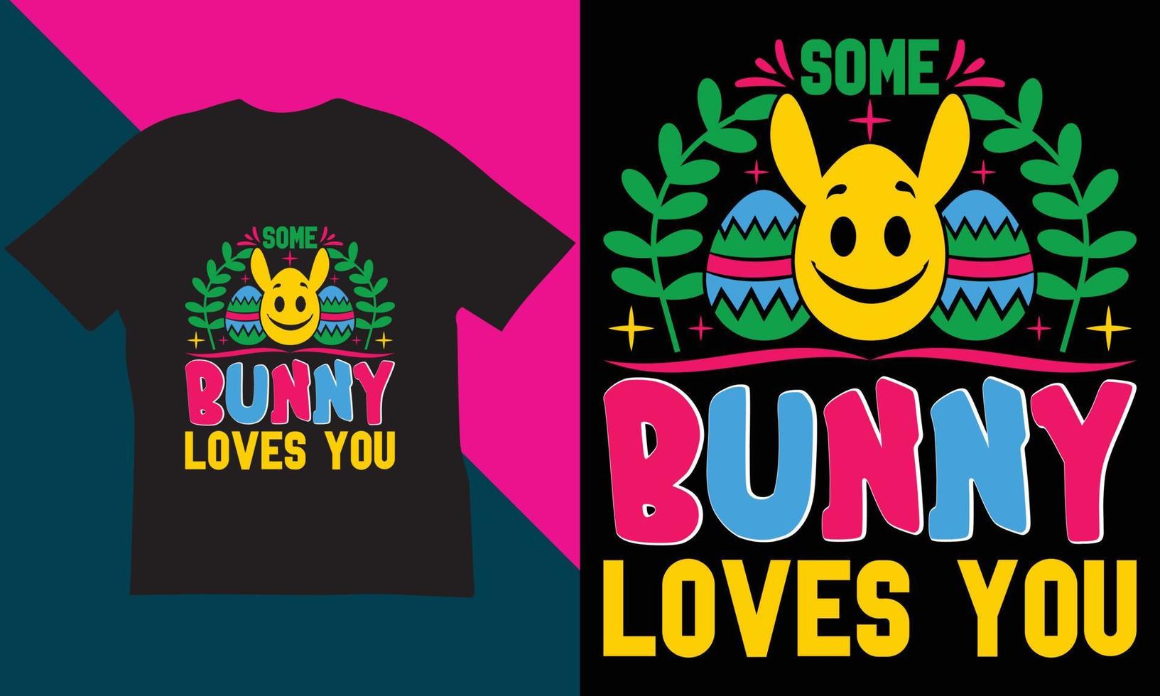 Easter Day T-Shirt design. vector